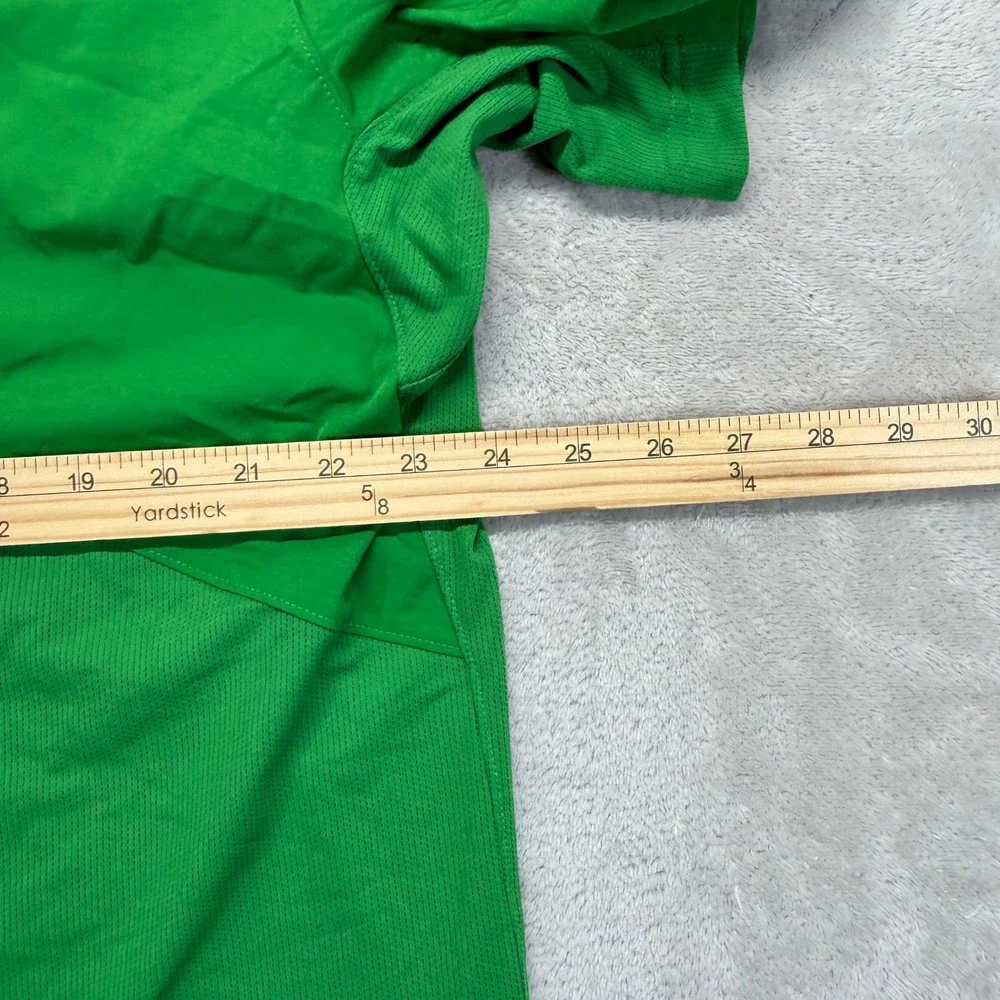 Oregon Ducks Shirt Men's Large Nike Polo Green Dri-Fit‎ NCAA Athletic Football